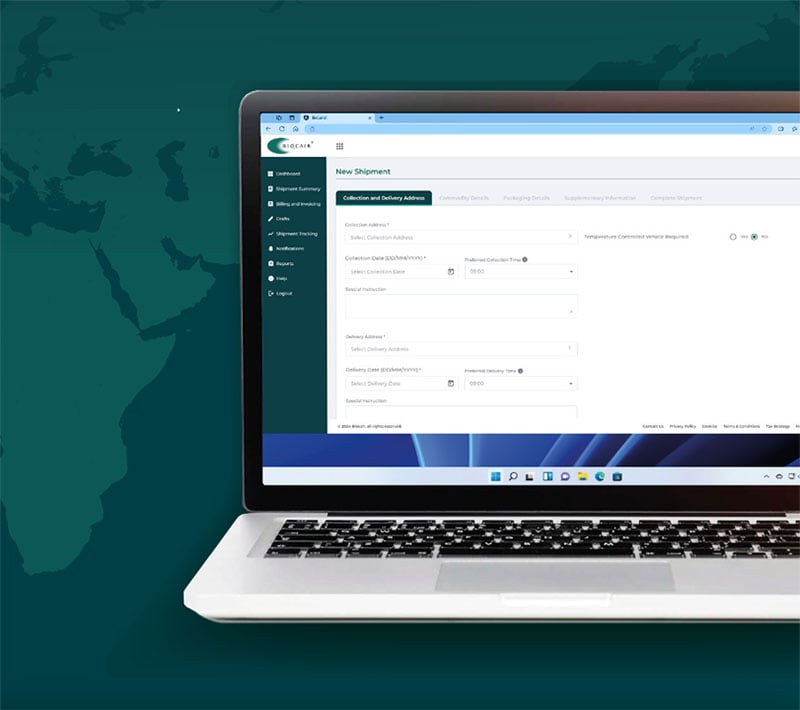 Biocair Connect Platform