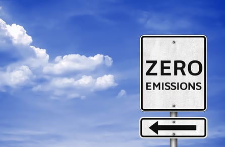 zero emissions sign